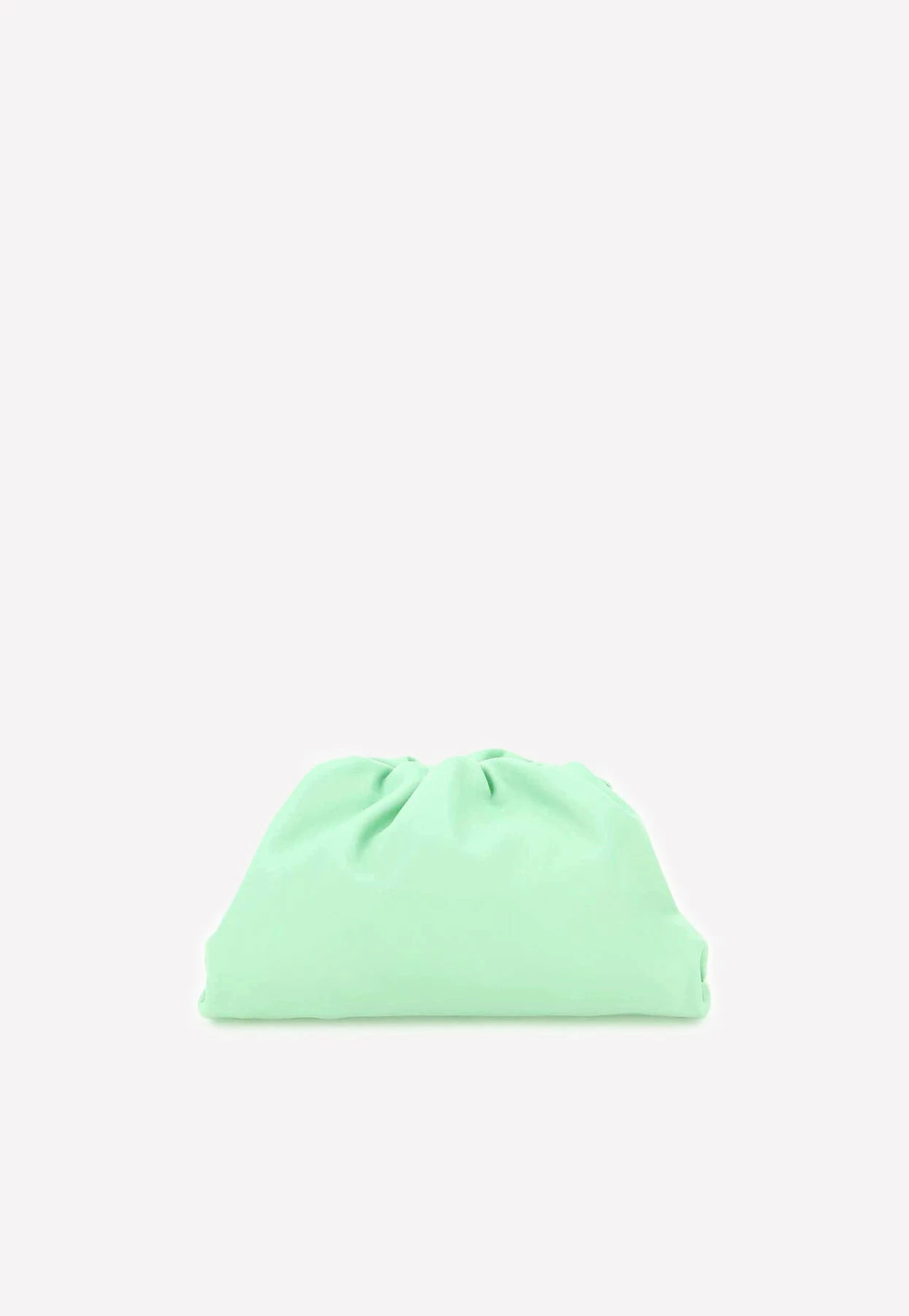 Bottega Veneta Teen Calf Leather Pouch Bag Green 1 Bottega Veneta Teen Calf Leather Pouch Bag Green