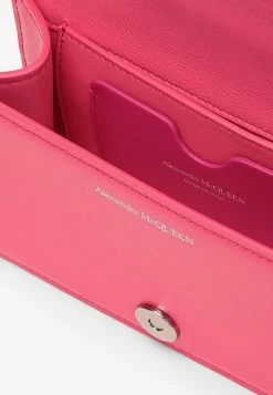 Alexander McQueen Mini Four-Ring Crossbody Bag In Leather Pink -Cheap TOP-HANDLE-BAGS Store 696813DYTX7 K ALEXQ 5907.e