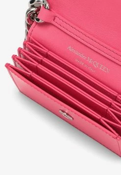 Alexander McQueen Micro Leather Crossbody Bag Pink -Cheap TOP-HANDLE-BAGS Store 696814DYTX7 K ALEXQ 5907.e