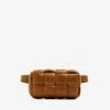 Bottega Veneta Padded Intreccio Cassette Belt Bag Camel