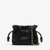 Loewe Small Flamenco Clutch Bag In Nappa Leather Black