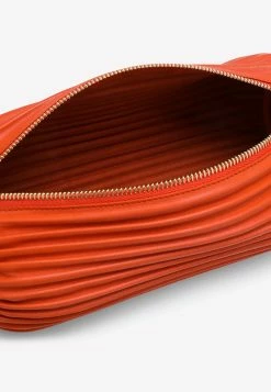 Loewe Pleated Bracelet Clutch In Nappa Leather Orange -Cheap TOP-HANDLE-BAGS Store A912P84X15LE L LOEW 9100.e