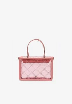 Amina Muaddi Amini Betty PVC Top Handle Bag Pink -Cheap TOP-HANDLE-BAGS Store AMINIBETTYPVC K AMINA BP.d