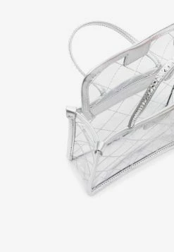 Amina Muaddi Mini Amini Betty PVC Top Handle Bag Transparent -Cheap TOP-HANDLE-BAGS Store AMINIBETTY PVC 3