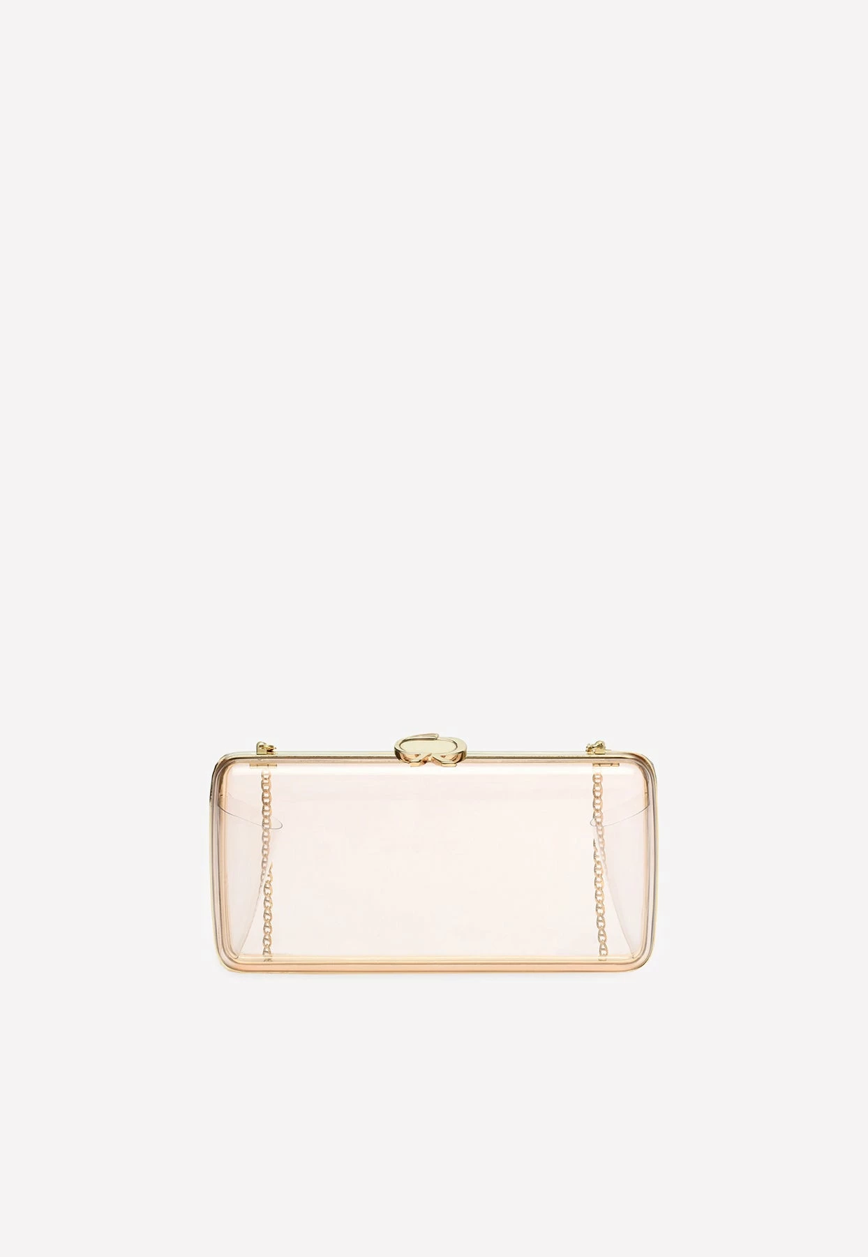 Gianvito Rossi Vetra Plexi Clutch Bag Nude 1 Gianvito Rossi Vetra Plexi Clutch Bag Nude