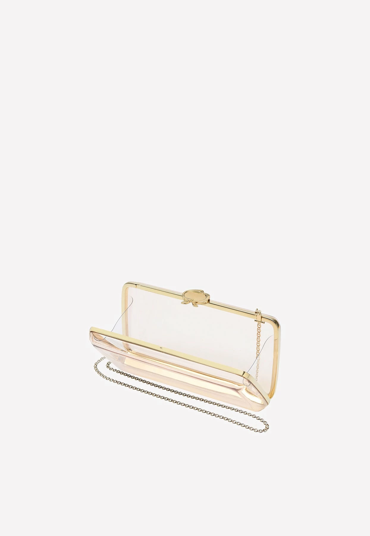 Gianvito Rossi Vetra Plexi Clutch Bag Nude 3 Gianvito Rossi Vetra Plexi Clutch Bag Nude - Image 3