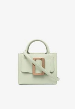 BOYY Bobby 23 Gold Buckle Top Handle Bag Pistachio
