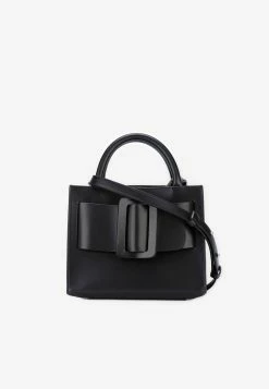 BOYY Bobby 23 Top Handle Bag In Calf Leather Black