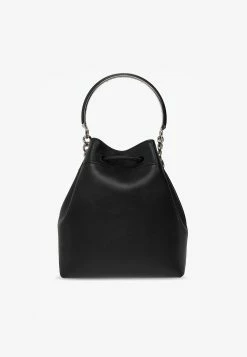 Jimmy Choo Bon Bon Bucket Bag In Calf Leather Black 5 Jimmy Choo Bon Bon Bucket Bag In Calf Leather Black -Cheap TOP-HANDLE-BAGS Store BON 20BON 20BUCKET 20HUT 20BLACK SILVER 201