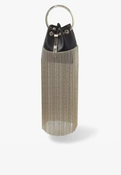 Jimmy Choo Bon Bon Bucket Bag With Metal Fringe In Nappa Leather Black 6 Jimmy Choo Bon Bon Bucket Bag With Metal Fringe In Nappa Leather Black -Cheap TOP-HANDLE-BAGS Store BON 20BON 20RDT 20BLACK 201