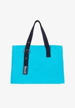 Vilebrequin Cotton Beach Bag Turquoise