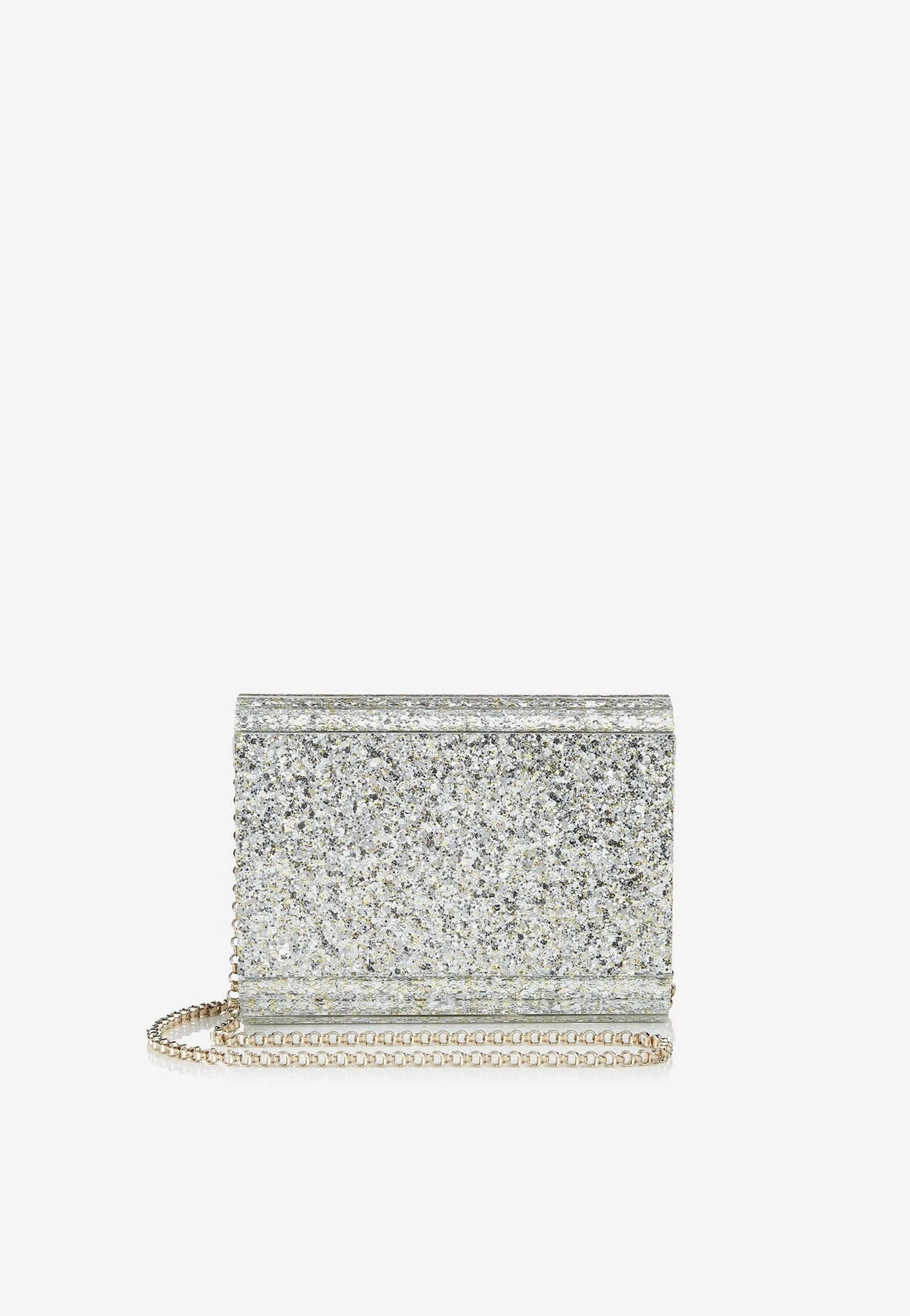 Jimmy Choo Candy Glittered Clutch Bag Metallic 2 Jimmy Choo Candy Glittered Clutch Bag Metallic - Image 2