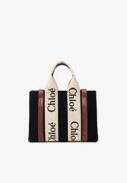Chloé Small Woody Tote Bag Black