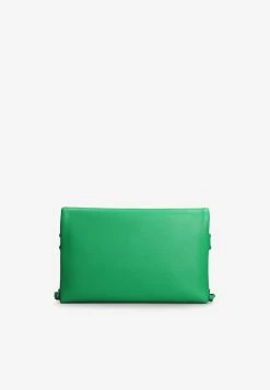 Chloé Leather Woven Clutch Bag Green -Cheap TOP-HANDLE-BAGS Store CHC23SS559J5831K 20POP 20GREEN 202