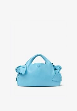 Versace La Medusa Nappa Leather Handbag- Delivery In 3-4 Weeks Blue