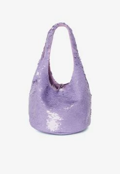 JW Anderson Mini Sequin Embellished Shopper Bag Lilac -Cheap TOP-HANDLE-BAGS Store HB0497 FA0230LILACLAVENDAR 202