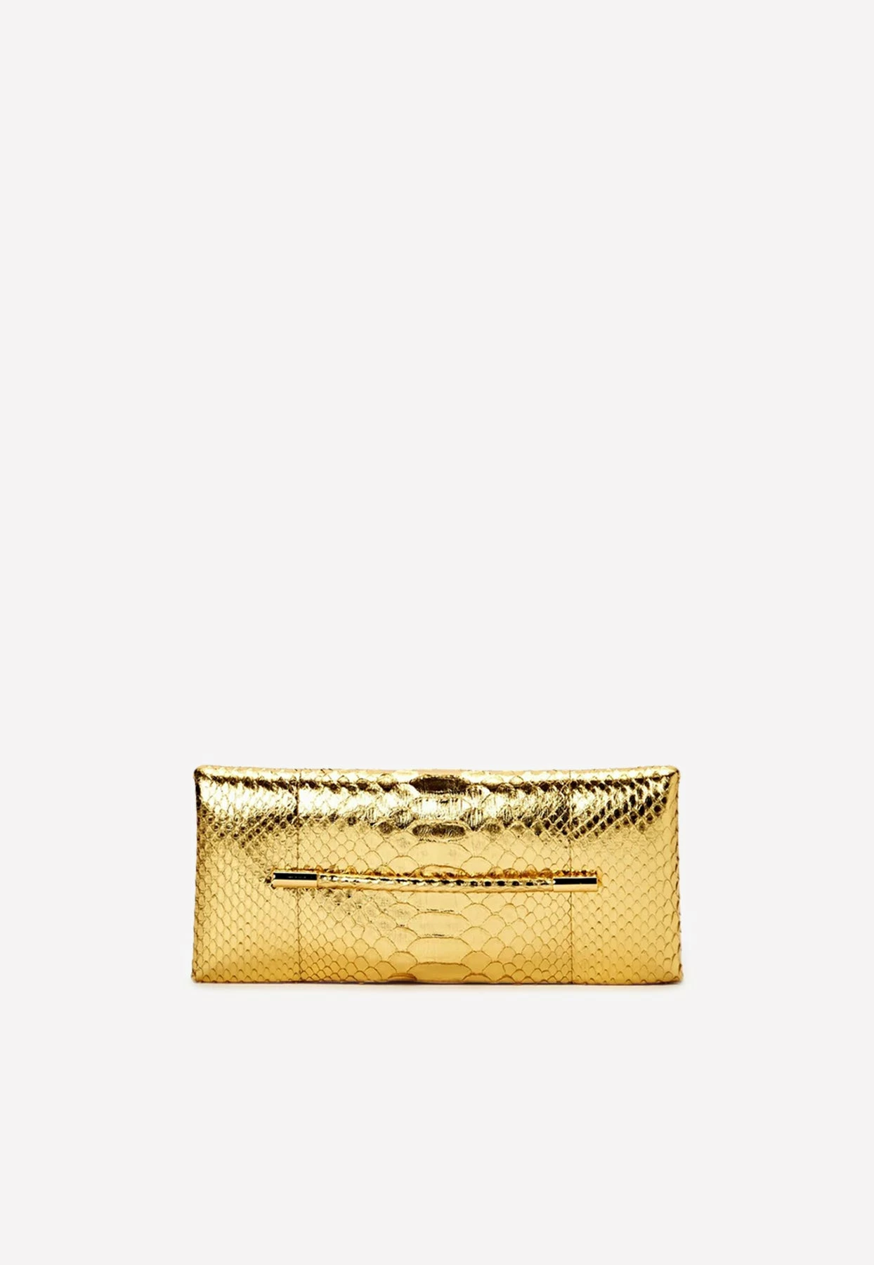 Tom Ford Python Ava Clutch Bag In Leather Metallic 1 Tom Ford Python Ava Clutch Bag In Leather Metallic