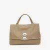 Zanellato Medium Postina Daily Top Handle Bag Beige