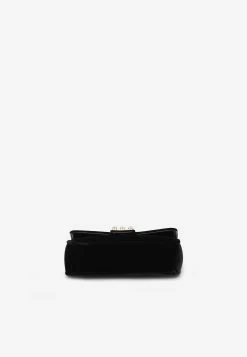 Roger Vivier Jeu De Fille Velvet Clutch Black 7 Roger Vivier Jeu De Fille Velvet Clutch Black -Cheap TOP-HANDLE-BAGS Store MzU2NDc1