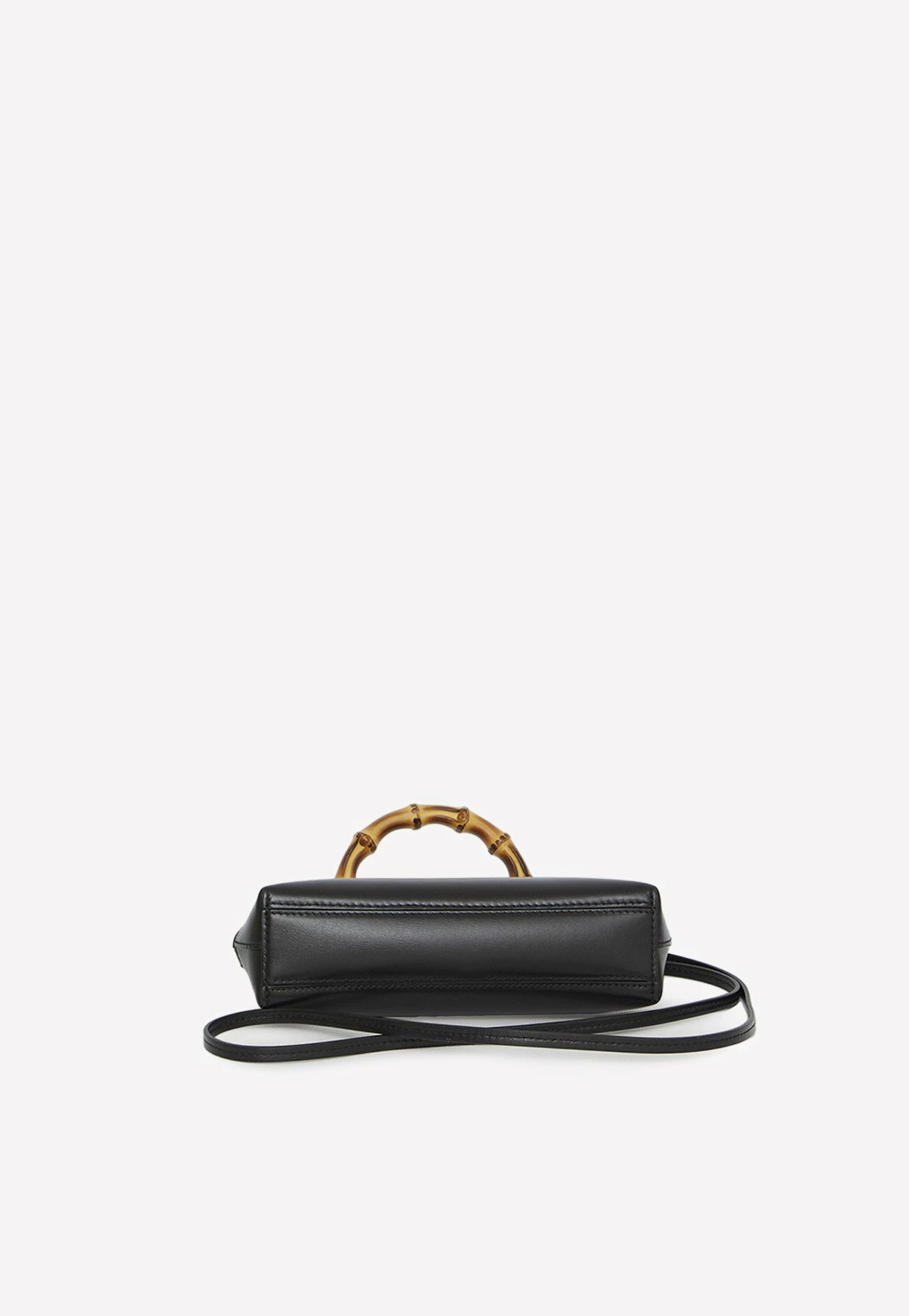 Jil Sander Mini Goji Bamboo Top Handle Bag In Calfskin Black 3 Jil Sander Mini Goji Bamboo Top Handle Bag In Calfskin Black - Image 3