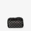 Alexander Wang Mini Scrunchie Crystal Handbag Black