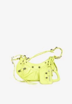 Balenciaga Le Cagole Top Handle Bag Yellow