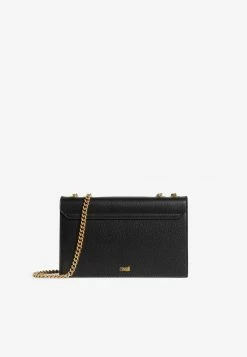 Roberto Cavalli Medium Crystal-Embellished C Logo Shoulder Bag Black -Cheap TOP-HANDLE-BAGS Store NQB00D 20PZ995 2005052 203