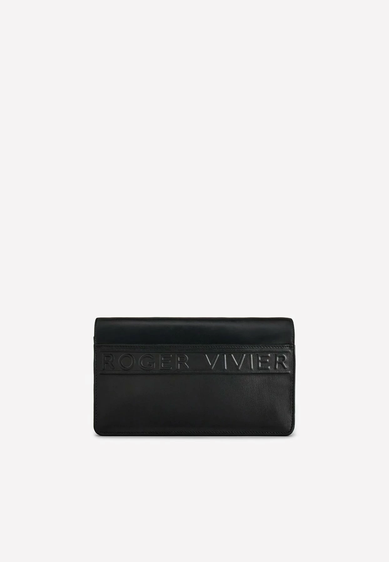 Roger Vivier Mini Viv' Choc Bag In Leather Black 3 Roger Vivier Mini Viv' Choc Bag In Leather Black - Image 3