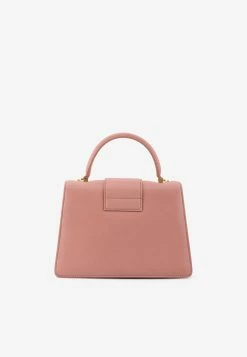 Tom Ford Small 001 Top Handle Bag In Grained Leather Pink -Cheap TOP-HANDLE-BAGS Store THB 4091