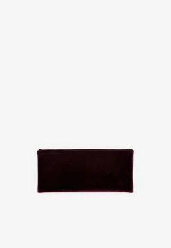 Tom Ford East West Velvet Clutch Bordeaux -Cheap TOP-HANDLE-BAGS Store THB 4229