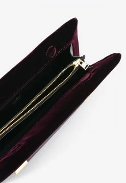 Tom Ford East West Velvet Clutch Bordeaux -Cheap TOP-HANDLE-BAGS Store THB 4233