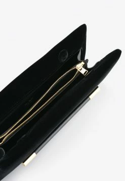 Tom Ford East West Velvet Clutch Black -Cheap TOP-HANDLE-BAGS Store THB 4235