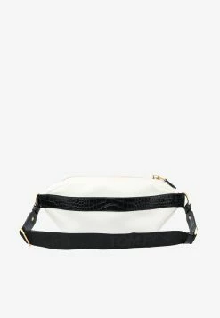 Tom Ford Sofya Croc-Embossed Trim Leather Belt Bag White -Cheap TOP-HANDLE-BAGS Store THB 5040