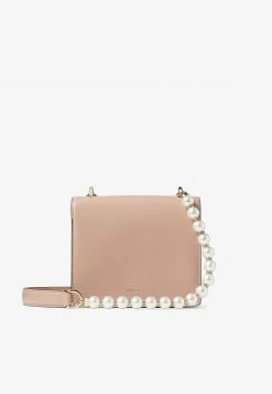 Jimmy Choo XS Varenne BoX Leather Shoulder Bag With Pearl Strap Pink -Cheap TOP-HANDLE-BAGS Store VARENNE 20SHLDR XS 20RAM 20BALLET 20PINK LIGHT 20GOLD 203
