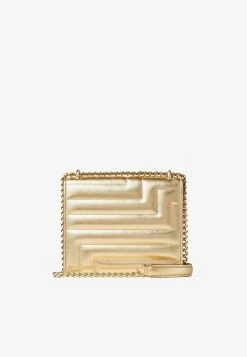 Jimmy Choo Varenne Metallic Nappa Leather Shoulder Bag Gold -Cheap TOP-HANDLE-BAGS Store VARENNE 20SHLDR 20RBA 20GOLD LIGHT 20GOLD 202