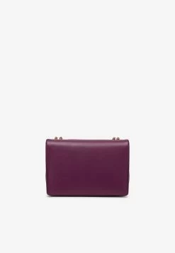 Valentino One Stud Chained Crossbody Bag In Lamb Leather Purple -Cheap TOP-HANDLE-BAGS Store XW0B0K21HHX 20ZA2 20B