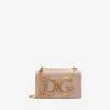 Dolce & Gabbana DG Girls Calfskin Chain Phone Bag Pink