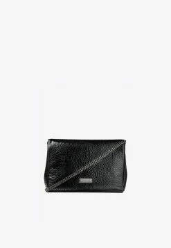 Jimmy Choo Mini Soft Madeline Textured Leather Clutch Black -Cheap TOP-HANDLE-BAGS Store soft madeline hhp black gunmet 1